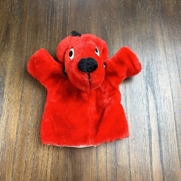 Clifford The Big Red Dog Hand Puppet Norman Bridwell toy plush - Picture 1 of 7